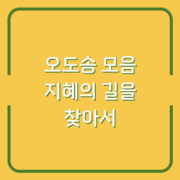 오도송 모음 지혜의 길을 찾아서