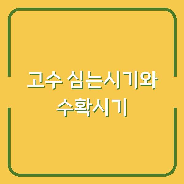 고수 키우기 전 꼭 알아야 할 심는시기와 수확시기, 실제 효능